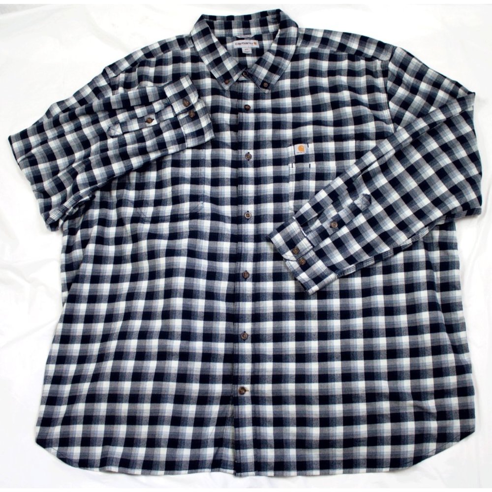 Carhartt Relaxed Fit Mens Long Sleeve Button Down - Picture 1 of 7